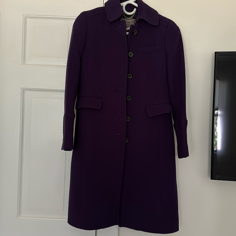 JCrew double cloth lady coat with Thinsulate
